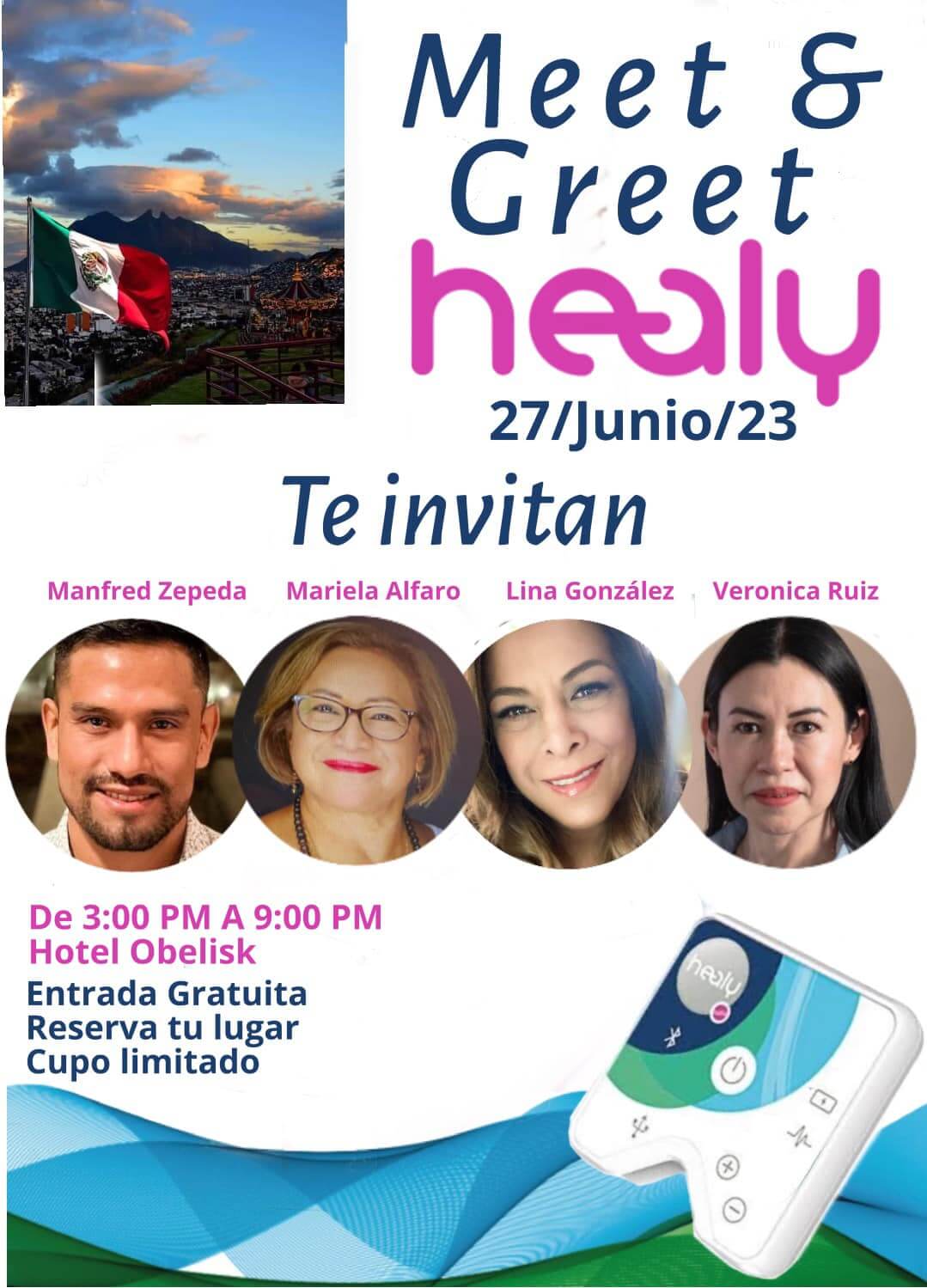 ¡Meet & Greet de HEALY en MEXICO el día de hoy!